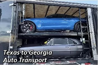 Texas to Georgia Auto Transport