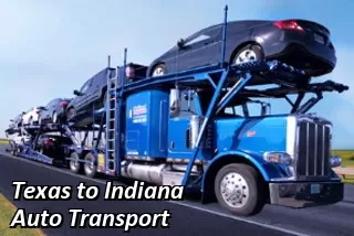 Texas to Indiana Auto Transport