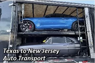Texas to New Jersey Auto Transport