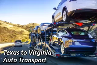 Texas to Virginia Auto Transport